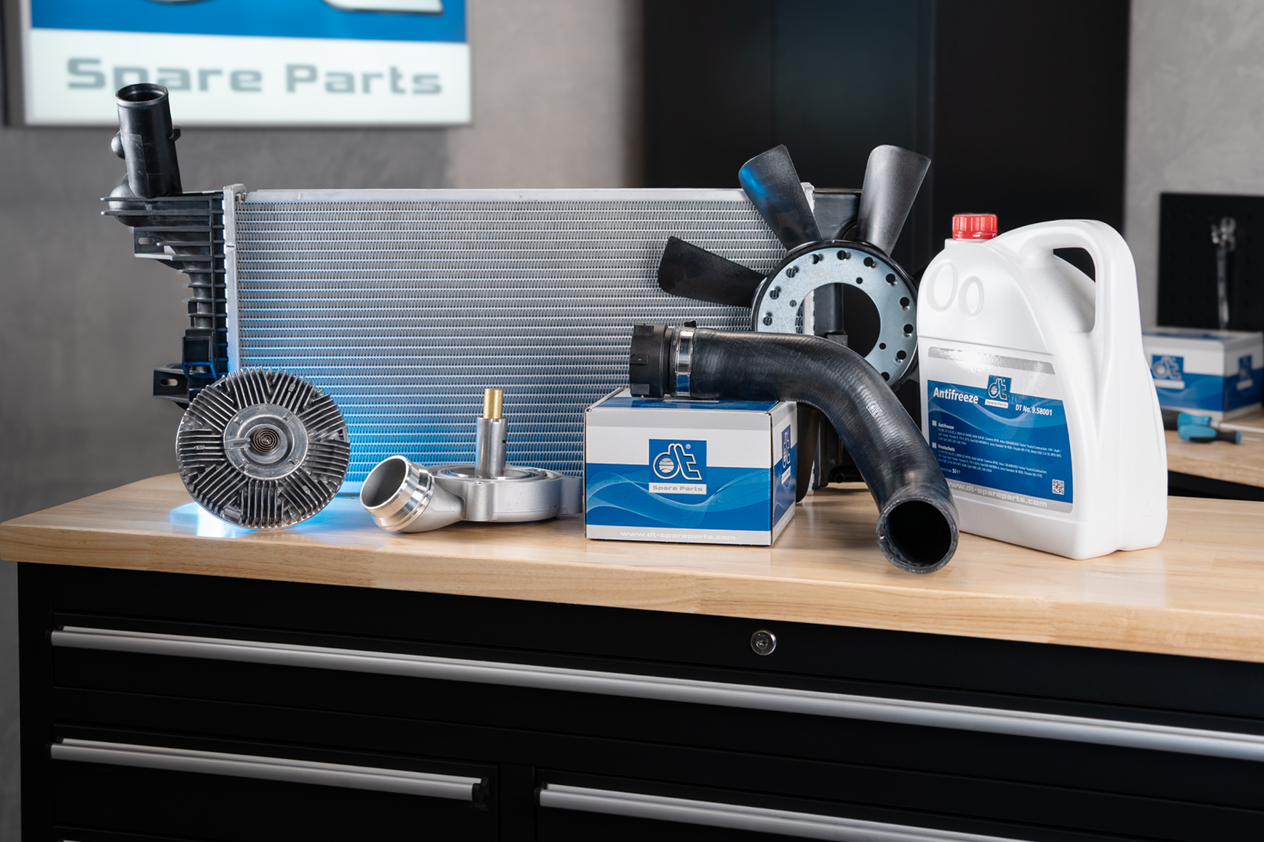 Descubre los nuevos componentes DT Spare Parts para el sistema de refrigeración