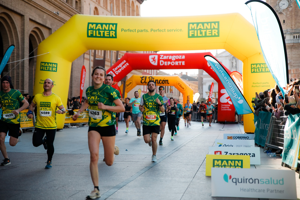 La XVIII MANN-FILTER Maratón de Zaragoza bate su récord absoluto de participación con 8.000 corredores