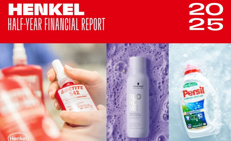 Henkel acelera el crecimiento de las ventas en el primer semestre del año y logra un buen aumento del margen y beneficios