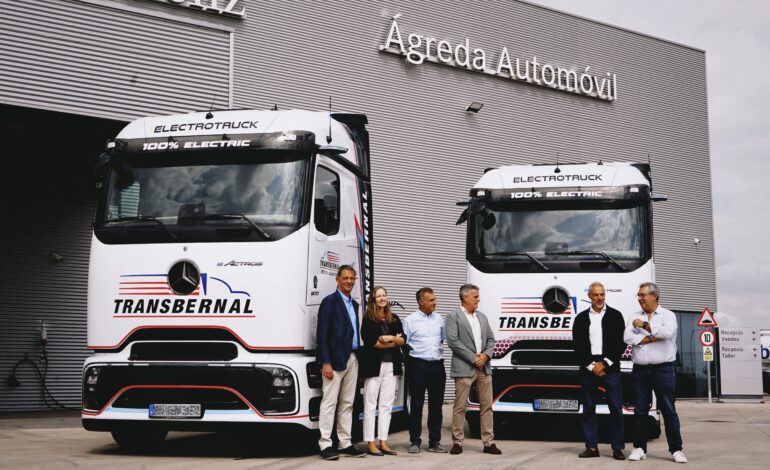 TransBernal apuesta por las tractoras eléctricas Mercedes-Benz eActros 600 LS para una logística sostenible