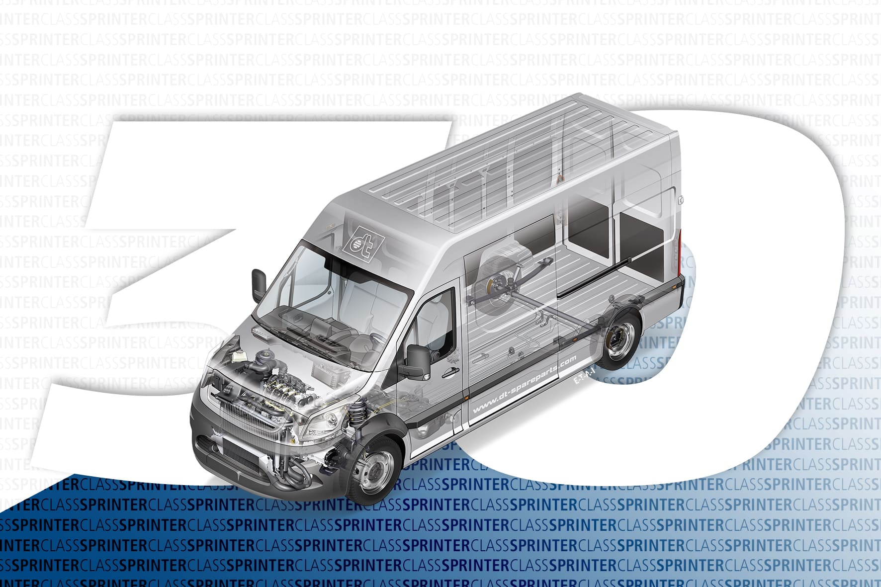 DT Spare Parts amplía su catálogo para furgonetas Sprinter en el año de su 30º aniversario