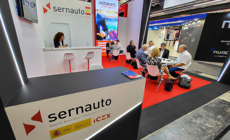 Sernauto coordina la participación de 35 empresas españolas en Automechanika Frankfurt 2026