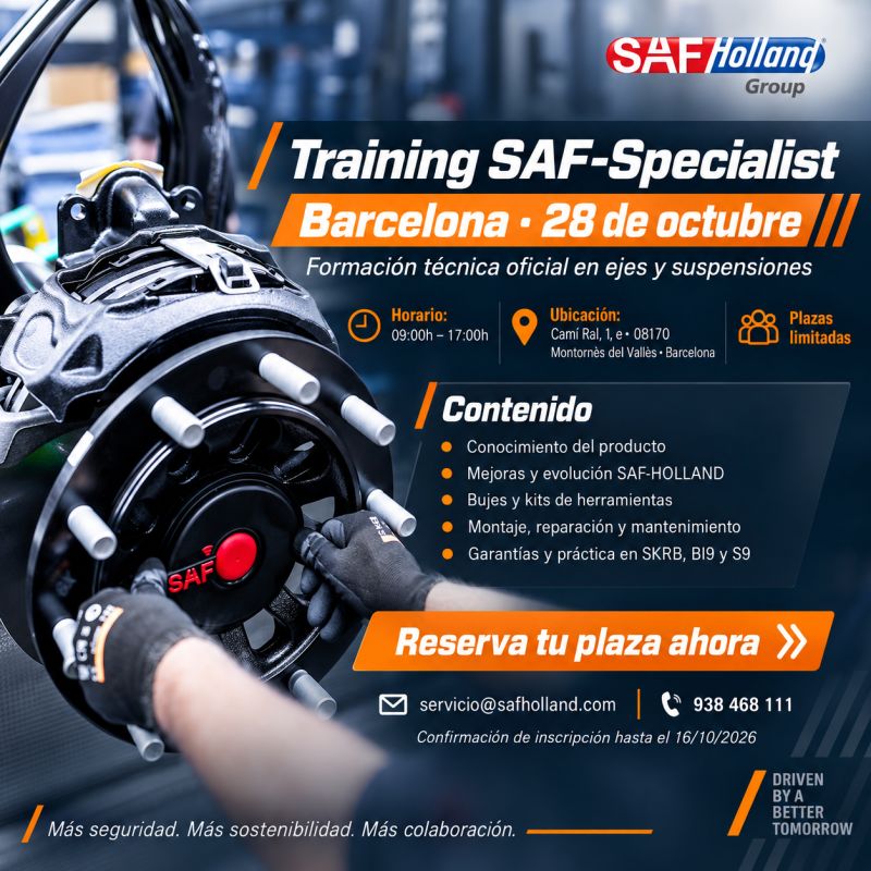 SAF organiza una nueva edición de su formación técnica SAF-Specialist en Barcelona